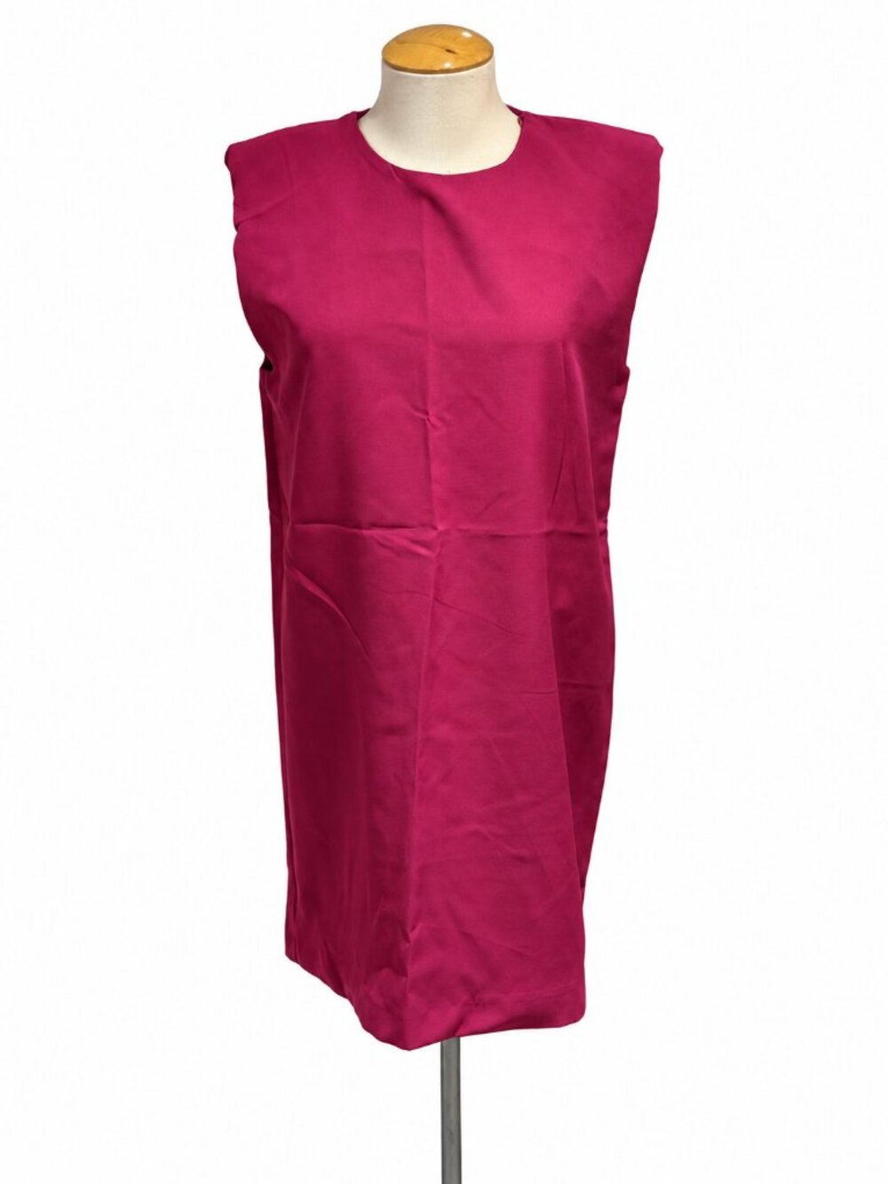 Zara Magenta Sleeveless Sheath Dress